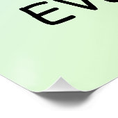 Jeden Tag Poster (Ecke)