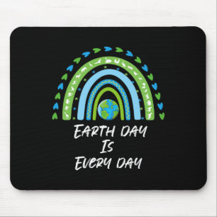 Jeden Tag Rette der Planet Erde die Umwelt Mousepad