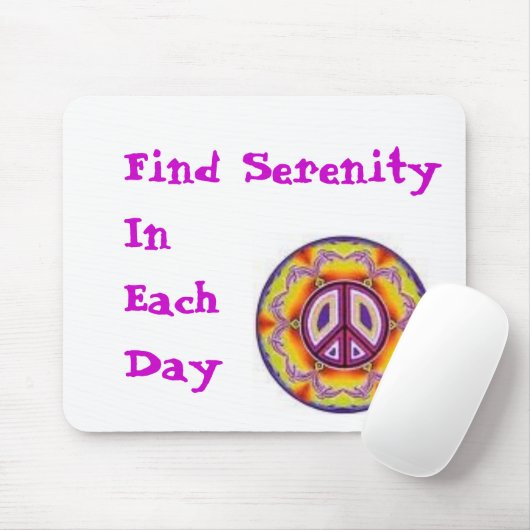 Jeden Tag Ruhe finden Mousepad (Mit Mouse)