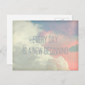 Jeden Tag Sky Postcard Postkarte (Vorne/Hinten)