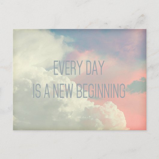 Jeden Tag Sky Postcard Postkarte (Vorderseite)