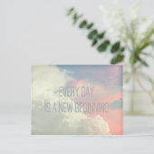 Jeden Tag Sky Postcard Postkarte (Stehend Vorderseite)