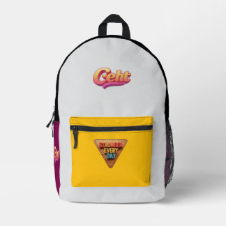 Jeden Tag stärker Bedruckter Rucksack