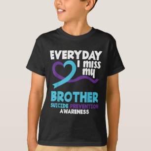 Jeden Tag vergesse ich meinen Bruder, die Kampagne T-Shirt
