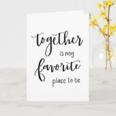 JEDEN TAG "VERMISST EUCH MEHR" KARTE (Gelbe Blume)