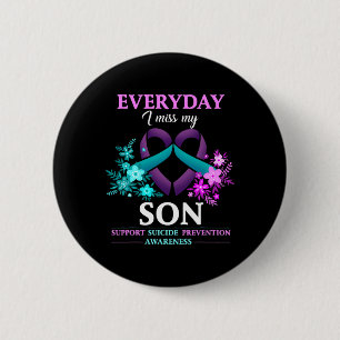 Jeden Tag verzeihe ich meine Son Suicide Preventio Button