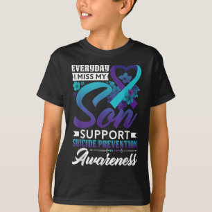 Jeden Tag verzeihe ich meine Son Suicide Preventio T-Shirt