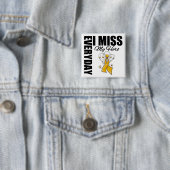 Jeden Tag verzeihe ich meinen Helden-Anhang Krebs Button (Beispiel)