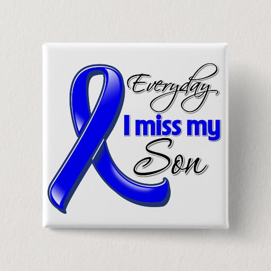 Jeden Tag verzeihe ich meinen Son Colon Cancer Button (Vorderseite)