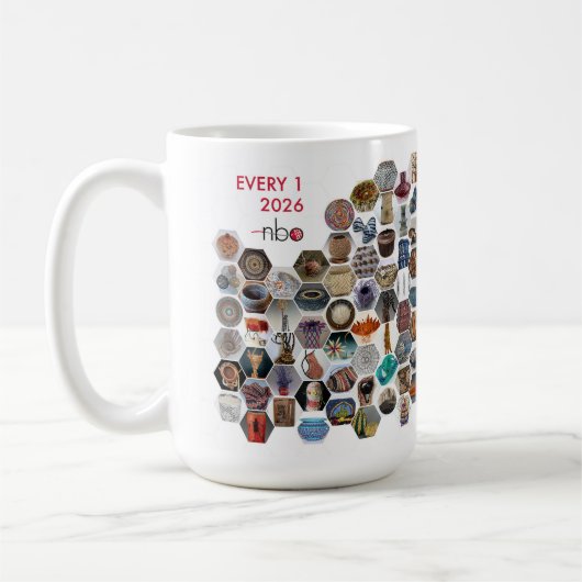 Jeder 1 2026 Becher Kaffeetasse (Links)
