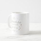 Jeder Abenteuer ein erster Schritt Kaffeetasse (Vorderseite Links)