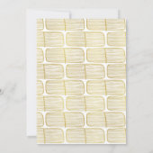 JEDER ALTER EINFACHER ELEGANTER GOLDTYPOGRAFIE BIR EINLADUNG (Rückseite)