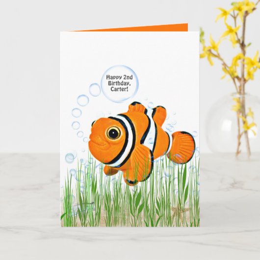 jeder Altersklasse Clownfisch in Algen Karte (Gelbe Blume)