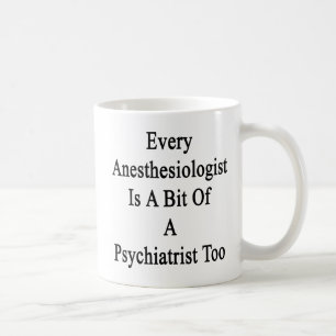 Jeder Anästhesiologe ist ein Stückchen eines Kaffeetasse
