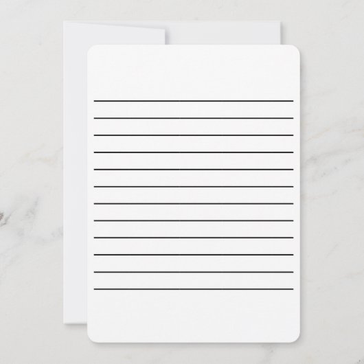 Jeder Anlass Afrofuturismus Einladung 5" x 7" (Rückseite)