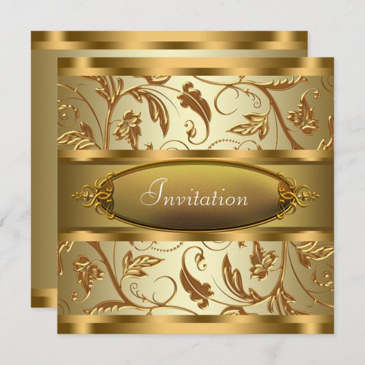 Jeder Anlass-Party Einladungen (Vorne/Hinten)