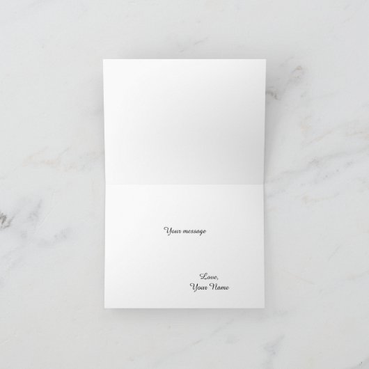 Jeder Anlass rote Chysanthemum Karte (Innenseite)