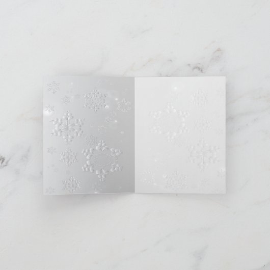Jeder Anlass Snowflake Card Karte (Innenseite)