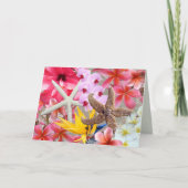 Jeder Anlasshawaiische Blumen-und Karte (Vorderseite)