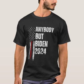 Jeder außer Biden Lustige Wahl 2024 Vintage Amer T-Shirt