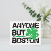 Jeder außer Boston! Postkarte (Stehend Vorderseite)