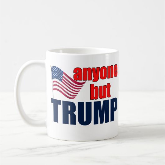 Jeder außer Trump Kaffeetasse (Links)