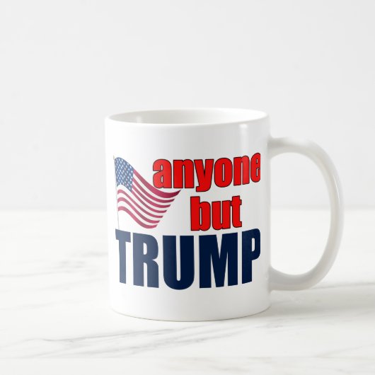 Jeder außer Trump Kaffeetasse (Rechts)