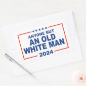 Jeder außer und der alte Weiße Mann 2024 Rechteckiger Aufkleber (Umschlag)