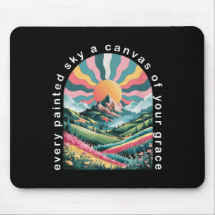 Jeder bemalte Himmel eine Leinwand deiner Grace Fa Mousepad