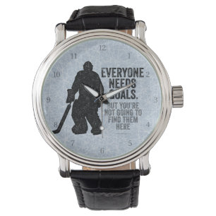 Jeder benötigt Ziele (Hockey) Armbanduhr
