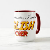 Jeder bleibt ruhig...Englischlehrer Tasse (VorderseiteRechts)