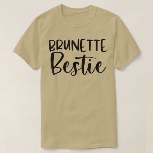 Jeder Blonde braucht eine Brünette Bestie BESTE FR T-Shirt (Design vorne)