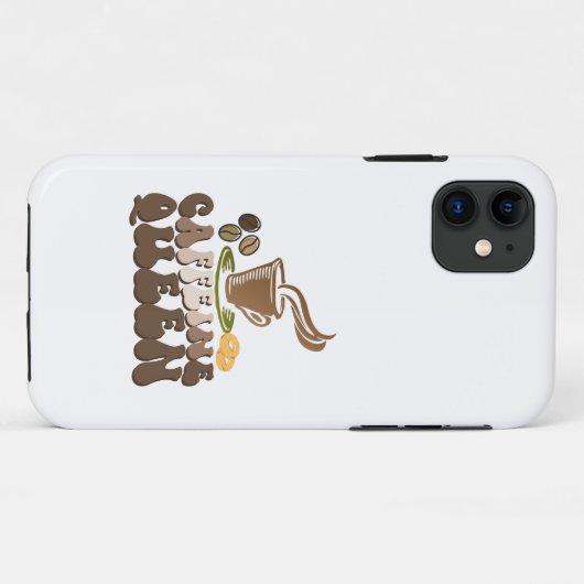 Jeder braucht eine Tasse heißen Kaffee Case-Mate iPhone Hülle (Rückseite (Horizontal))