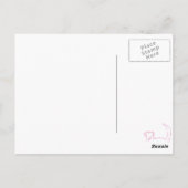 Jeder braucht Freunde und Engel, Postkarte (Rückseite)