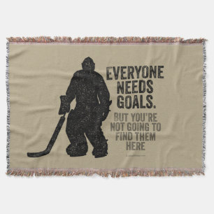 Jeder braucht Ziele (Hockey) Decke