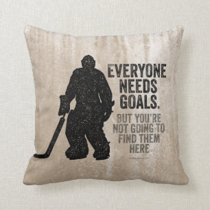 Jeder braucht Ziele (Hockey) Kissen