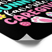 Jeder Bunny Lieblings Caregiver Fun Ostertag Poster (Ecke)
