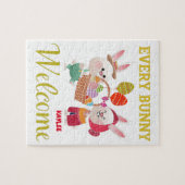 "JEDER BUNNY" PUZZLE PERSONALISIERT (Horizontal)