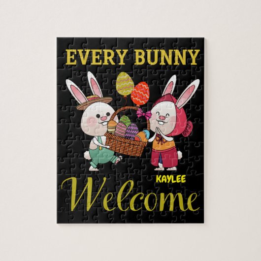"JEDER BUNNY" PUZZLE PERSONALISIERT (Vertikal)