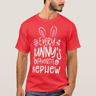 Jeder Bunnys Favorit Nephew Niedlich Osterhase T-Shirt