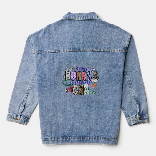 Jeder Bunnys Favorite CNA Jeansjacke (Rückseite)