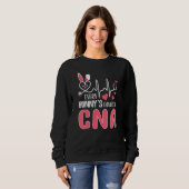 Jeder Bunny's ist Lieblings-CNA-Pflege Niedlich Bu Sweatshirt (Vorne ganz)