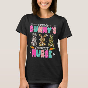 Jeder Bunny's ist Lieblings-Krankenschwester Niedl T-Shirt