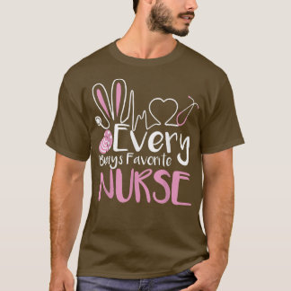 Jeder Bunny's Lieblings Nurse T-Shirt Nurse Sarcas