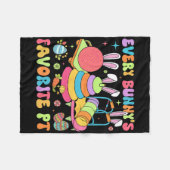 Jeder Bunny's Lieblings-Pt Fleecedecke (Vorderseite (Horizontal))