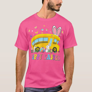 Jeder Bunny's Lieblings-Schulbus-Fahrer Happy Eas T-Shirt