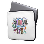 Jeder Bunnys liebt LPN Laptopschutzhülle (Vorderseite Links)