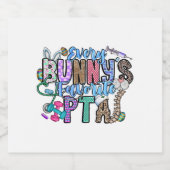 Jeder Bunnys liebt PTA Schaumweinetikett (Einzelnes Label)