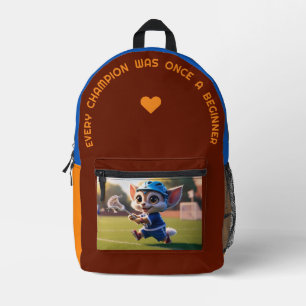 Jeder Champion... Bedruckter Rucksack