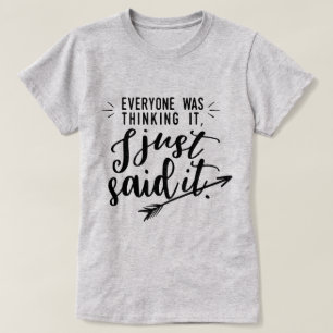 Jeder dachte darüber nach.. T-Shirt